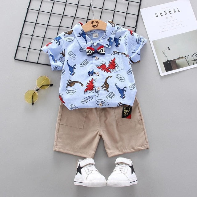 Summer Infant Suit Baby Clothing Set for Boys