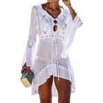 2020 Sexy Crochet Knitted Beach Cover up