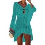 2020 Sexy Crochet Knitted Beach Cover up