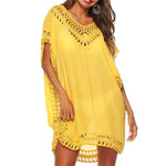 2020 Sexy Crochet Knitted Beach Cover up