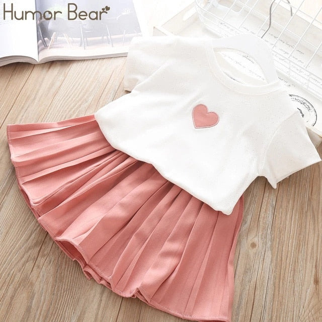 Humor Bear Girls Clothing Set Pearl Girls Clothes Set