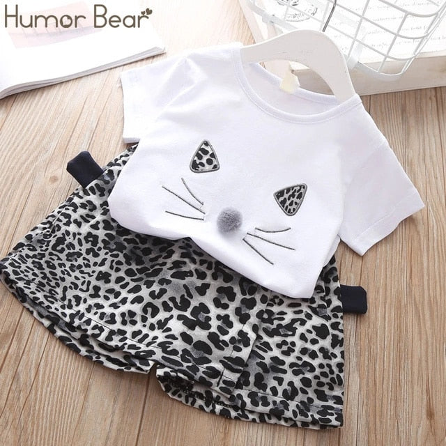 Humor Bear Girls Clothing Set Pearl Girls Clothes Set