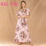 New summer plus size long dress for women