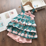 Children Clothes Suits 2020 Syle Sleeveless Folk-Custom Girls