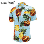 Dioufond Men's Casual Short Sleeve shirt