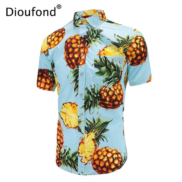 Dioufond Men's Casual Short Sleeve shirt