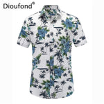 Dioufond Men's Casual Short Sleeve shirt