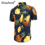 Dioufond Men's Casual Short Sleeve shirt