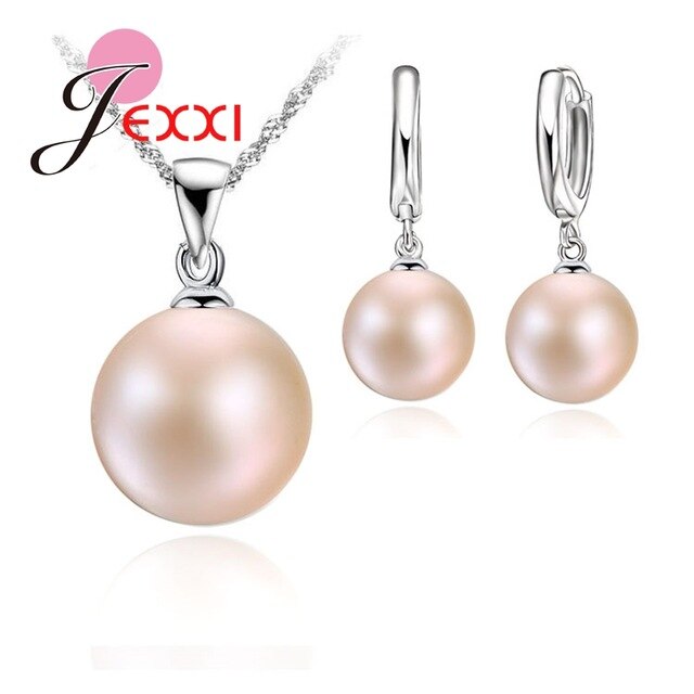 Classic Nice Pearl Jewelry Sets 925 Sterling Silver