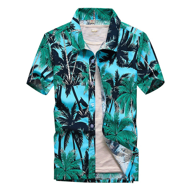 Beach Shirts Men Summer Vacation camisas