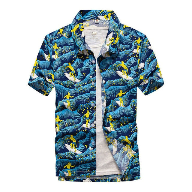 Beach Shirts Men Summer Vacation camisas