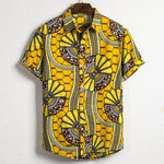 Fashion Tropical Plant Print Hawaiian Shirt