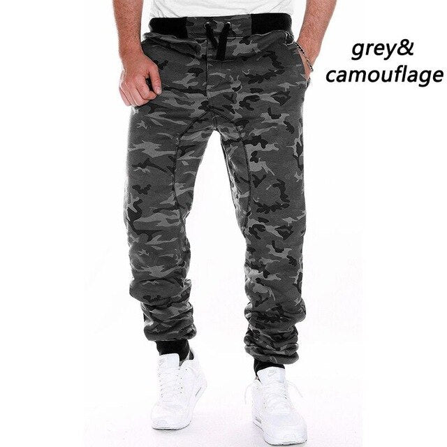 Men Camouflage Harem Joggers Causal