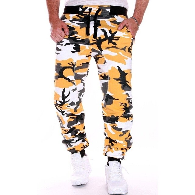 Men Camouflage Harem Joggers Causal