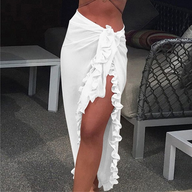 Women Chiffon See-Through Beach style