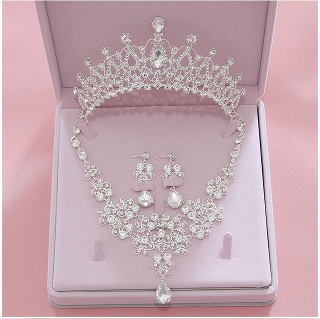 High Quality Fashion Crystal Wedding Bridal Jewelry Sets