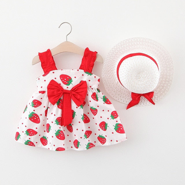 Princess Dresses With Hat Outfits 2 pcs