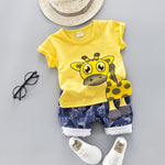 Infant Sports Suit for Boy T-Shirt + Shorts 2 pcs/set