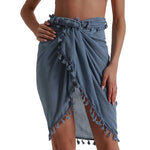 Swimwear Bikini Cover Ups Short Skirt