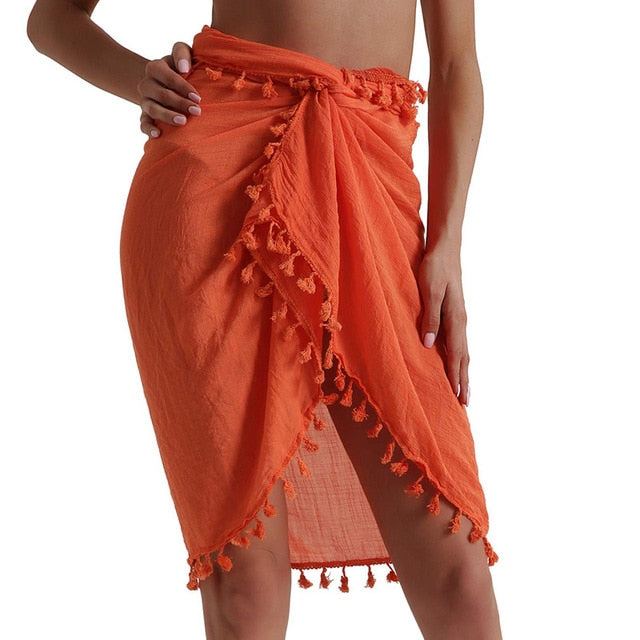 Swimwear Bikini Cover Ups Short Skirt