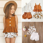 Cute Toddler Kid Girls Sleeveless Chiffon Tops