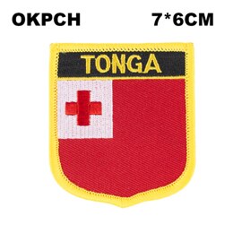 Tonga flag patch badge 3pcs a Set Patches for Clothing DIY Decoration