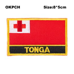 Tonga flag patch badge 3pcs a Set Patches for Clothing DIY Decoration