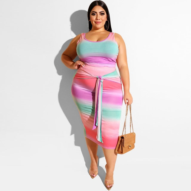 2020 Summer Sexy Two Piece Set Print