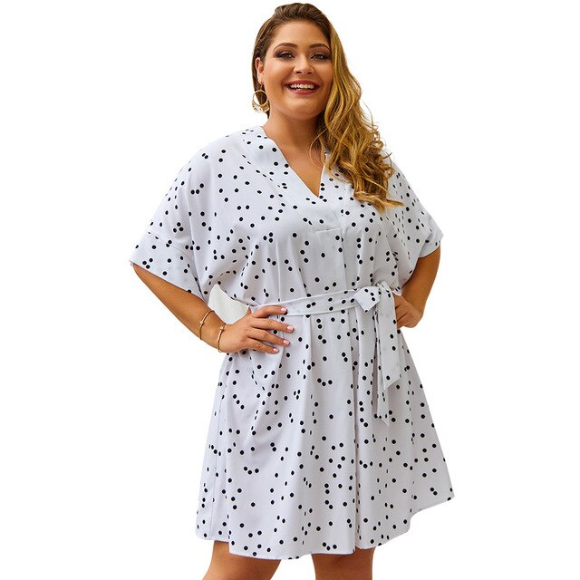 New 2020 summer plus size midi dress for women