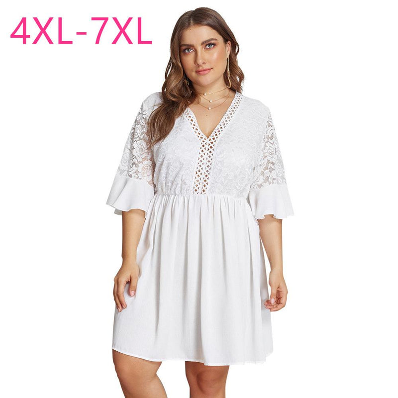 New 2020 summer plus size midi dress