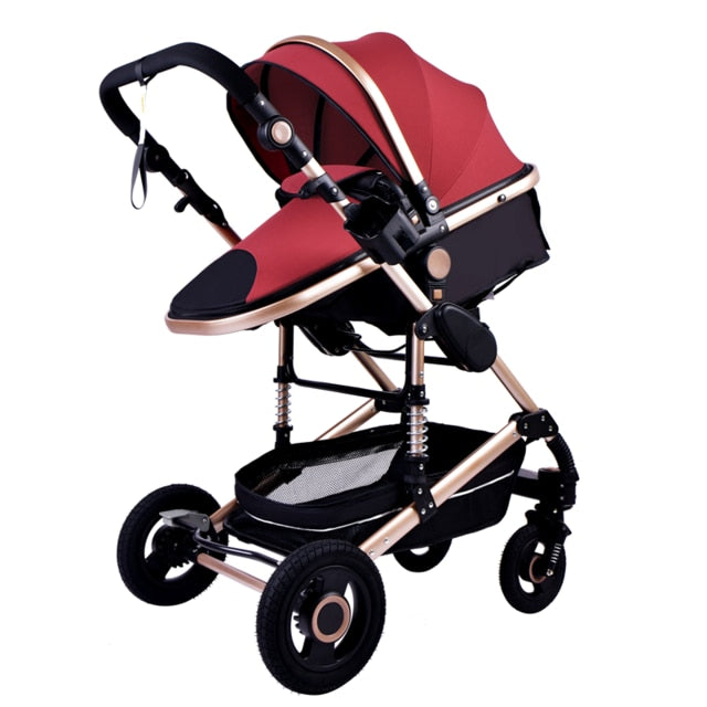 Luxurious Baby Stroller 3 in 1 Portable Travel Baby  Carriage