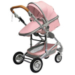 Luxurious Baby Stroller 3 in 1 Portable Travel Baby  Carriage