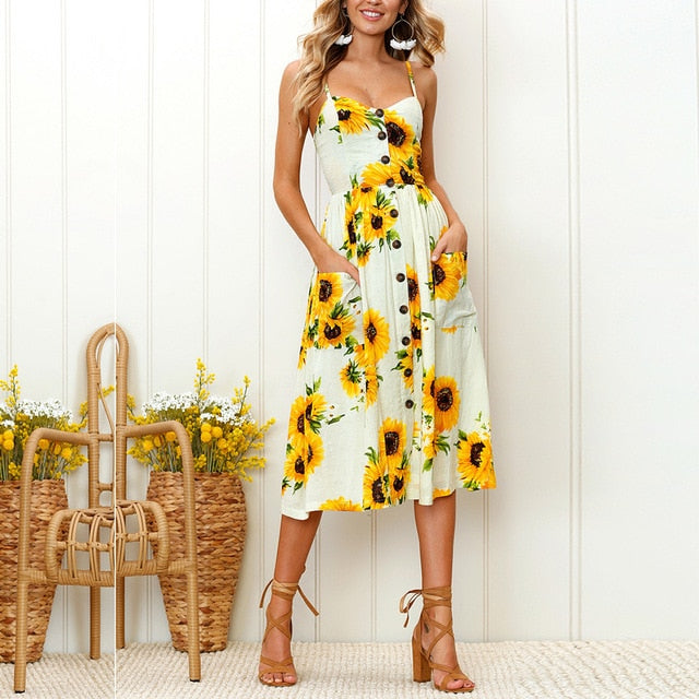 Summer Dress Women Casual Long Dress 2020