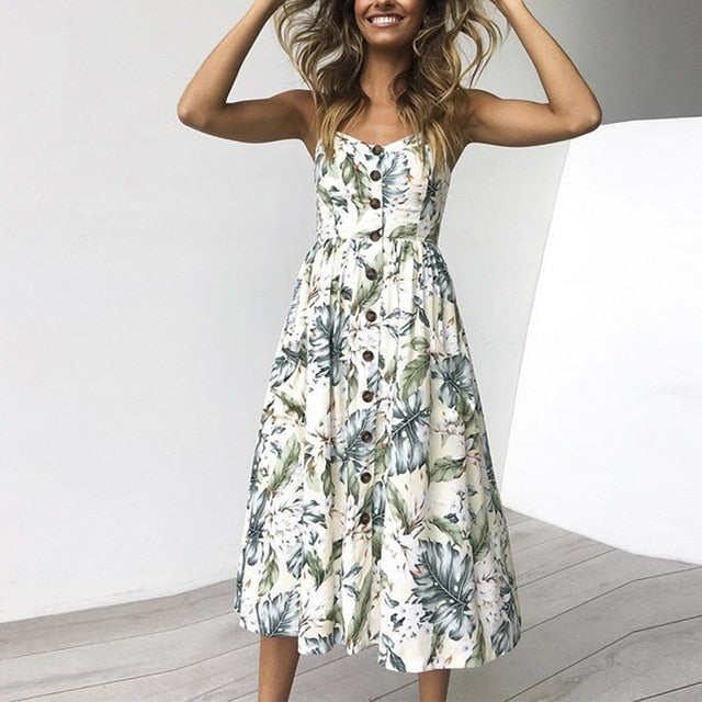 Summer Dress Women Casual Long Dress 2020