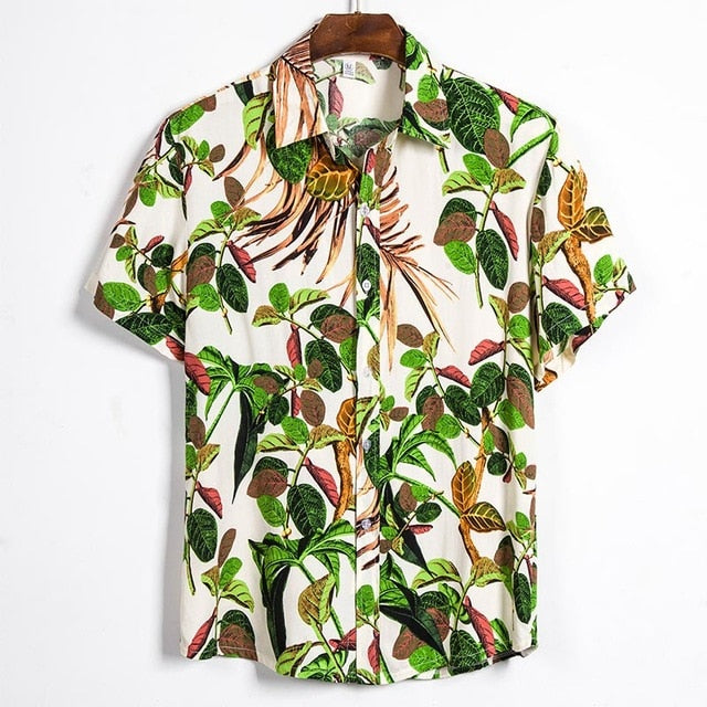 Hawaiian brand Men's short-sleeved casual shirt