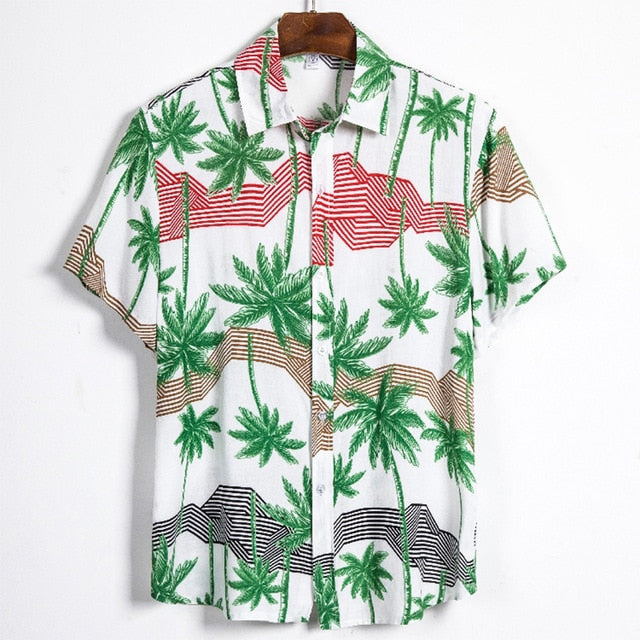 Hawaiian brand Men's short-sleeved casual shirt