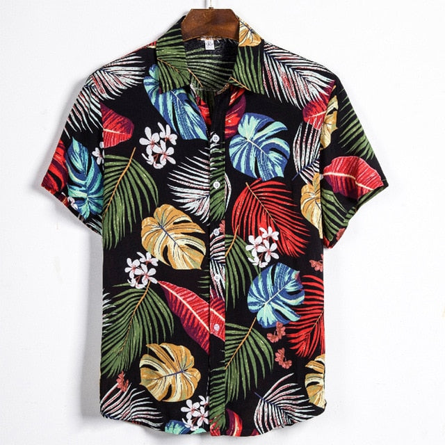 Hawaiian brand Men's short-sleeved casual shirt