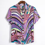 Hawaiian brand Men's short-sleeved casual shirt