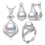 FENASY 925 Sterling Silver Pendant Necklace Jewelry Sets