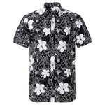 Summer Pure Cotton Mens Hawaiian Shirt Loose Printed