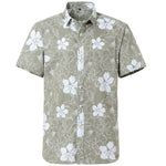 Summer Pure Cotton Mens Hawaiian Shirt Loose Printed