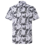 Summer Pure Cotton Mens Hawaiian Shirt Loose Printed