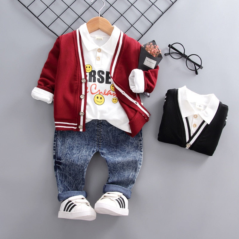 High quality 3PCS Boys Clothes Set,