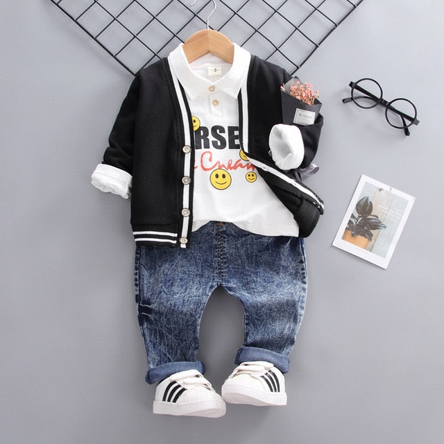 High quality 3PCS Boys Clothes Set,