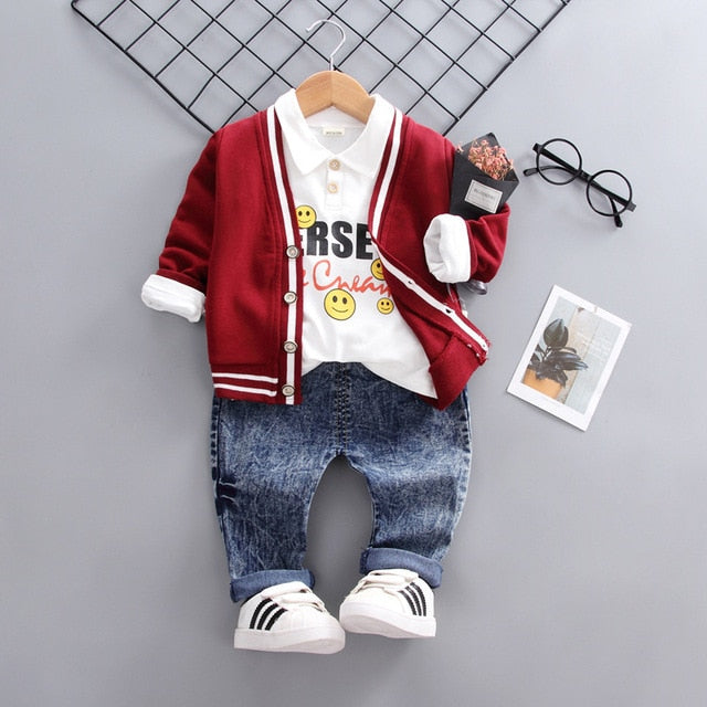 High quality 3PCS Boys Clothes Set,