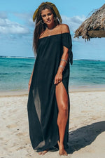 Sexy Swimsuit Lace Off Shoulder Bikini Cover Up