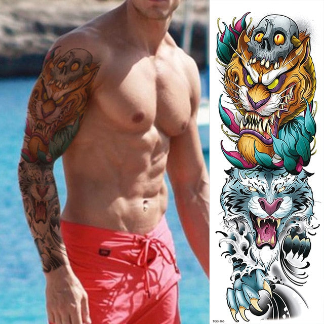 Temporary Tattoo Sleeve Waterproof Poly design