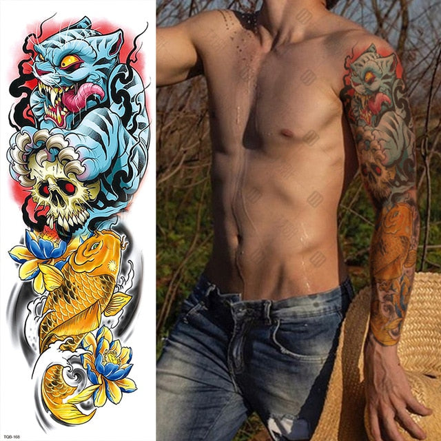 Temporary Tattoo Sleeve Waterproof Poly design