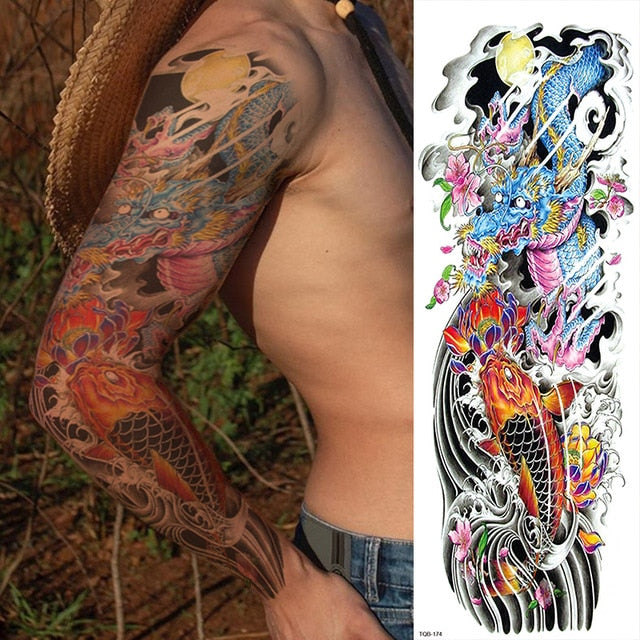 Temporary Tattoo Sleeve Waterproof Poly design