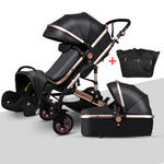 Newborn Baby Stroller 3 in 1 High